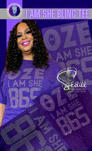 Load image into Gallery viewer, I AM SHE Bling Tee