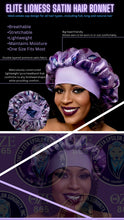 Load image into Gallery viewer, Elite Lioness Satin Hair Bonnet