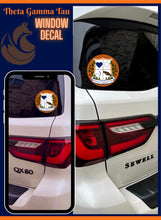 Load image into Gallery viewer, Theta Gamma Tau Window Decal