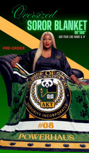 Load image into Gallery viewer, Oversized Soror Blanket-CUSTOMIZED