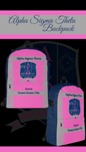 Load image into Gallery viewer, Alpha Sigma Theta Backpack
