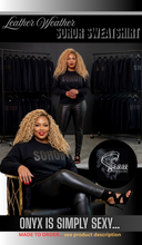 Load image into Gallery viewer, Leather Weather Soror Sweatshirt

