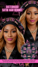 Load image into Gallery viewer, DAA Sisterhood Satin Hair Bonnet
