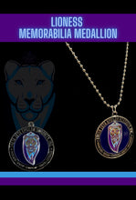 Load image into Gallery viewer, Lioness Memorabilia Medallion
