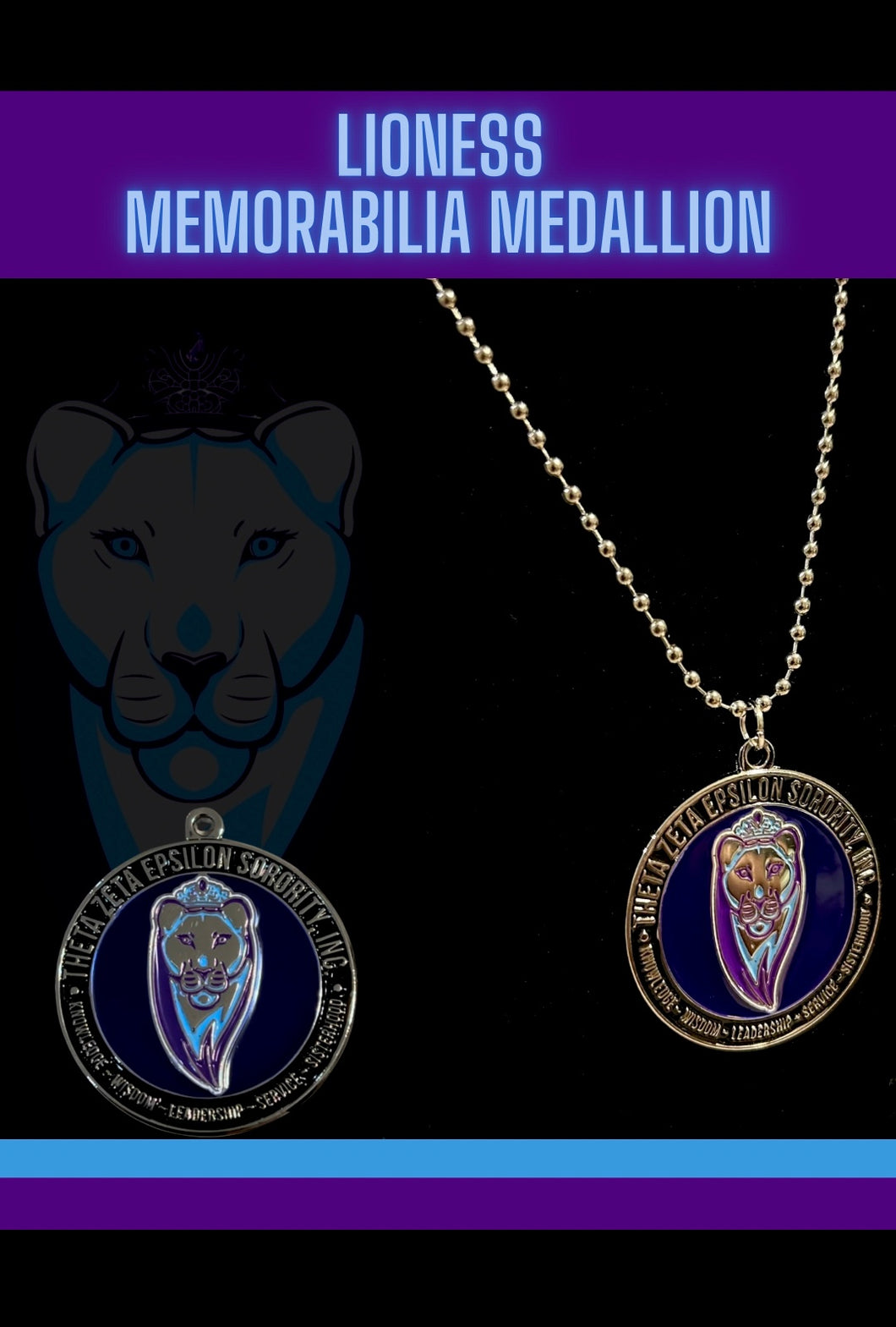 Lioness Memorabilia Medallion