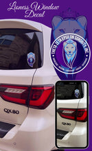 Load image into Gallery viewer, Lioness Window Decal
