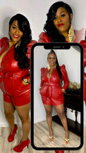 Load image into Gallery viewer, Lady In Red Romper
