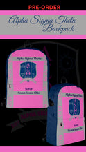 Load image into Gallery viewer, Alpha Sigma Theta Backpack
