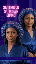 Load image into Gallery viewer, Sisterhood Satin Hair Bonnet
