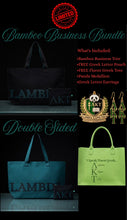 Load image into Gallery viewer, Bamboo Business 2-In-1 Tote
