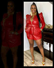 Load image into Gallery viewer, Lady In Red Romper
